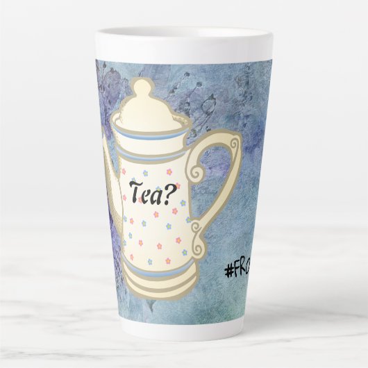 Tea? #FROMily Van Fandom Liu Diner Design 17 oz Latte Mok (Voorkant)