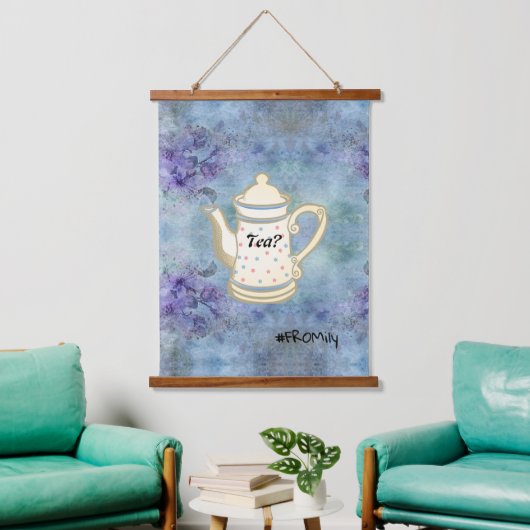 Tea? #FROMily Van Fandom Liu Diner Design Hangend Wandkleed (Woonkamer)