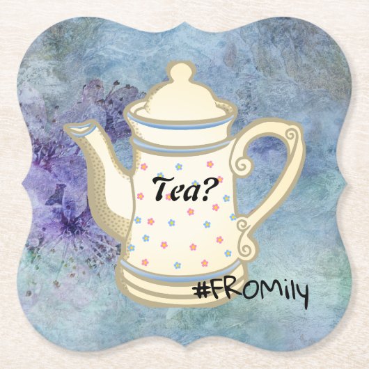 Tea? #FROMily Van Fandom Liu Diner Design Kartonnen Onderzetters (Voorkant)