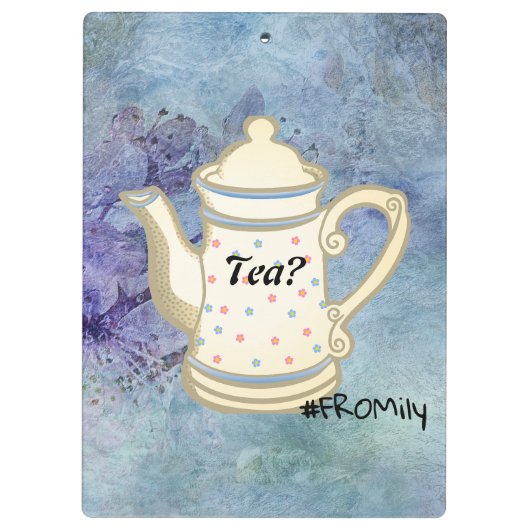 Tea? #FROMily Van Fandom Liu Diner Design Klembord (Achterkant)