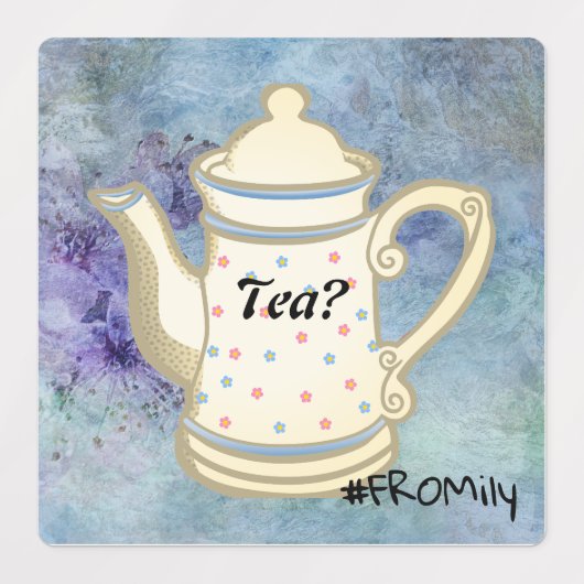 Tea? #FROMily Van Fandom Liu Diner Design Labels (Design 1)