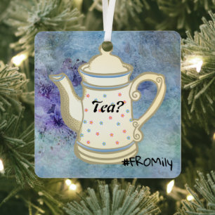 Tea? #FROMily Van Fandom Liu Diner Design Metalen Ornament