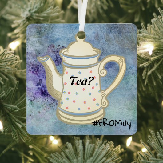 Tea? #FROMily Van Fandom Liu Diner Design Metalen Ornament (Insitu)