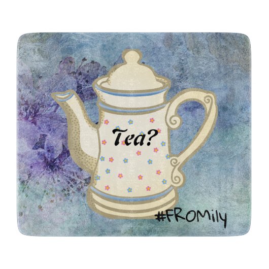 Tea? #FROMily Van Fandom Liu Diner Design Snijplank (Voorkant)