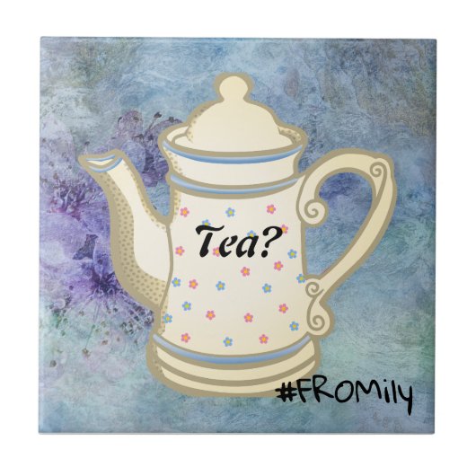 Tea? #FROMily Van Fandom Liu Diner Design Tegeltje (Voorkant)