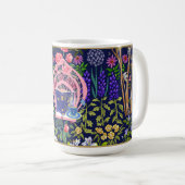 Tea Garden leesstoel | roze | Koffiemok (Voorkant rechts)