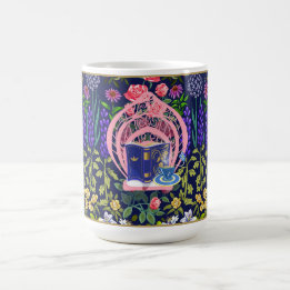 Tea Garden leesstoel | roze | Koffiemok