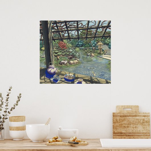 Tea Garden Poster (Keuken)