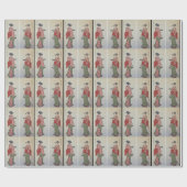  Tea/Geisha Dubbele Print Verpakkingsdocument Cadeaupapier (Vlak)