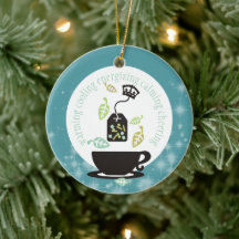 Tea geneest alles teabag met kerst