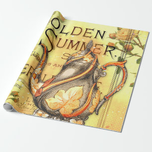 Tea Golden Summer Ephemera - Ontkoppelingspak Cadeaupapier