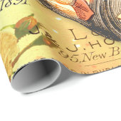 Tea Golden Summer Ephemera - Ontkoppelingspak Cadeaupapier (Rol Hoek)