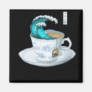 Tea Great Wave Off Kanagawa Magneet