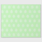 Tea Green Easter Egg Wrapping Paper Cadeaupapier (Vlak)