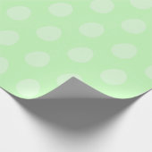 Tea Green Easter Egg Wrapping Paper Cadeaupapier (Hoek)