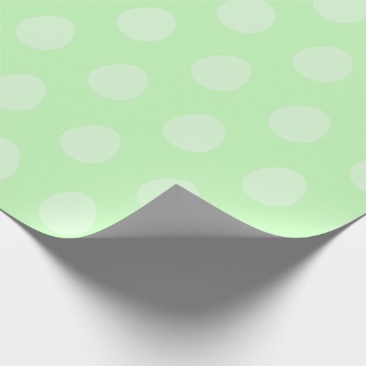 Tea Green Easter Egg Wrapping Paper Cadeaupapier (Hoek)