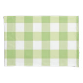 Tea Green Geruit Kussen Hoesje Kussensloop (Voorkant)