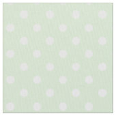 Tea Green Polka Dot Pattern Stof (Close Up)
