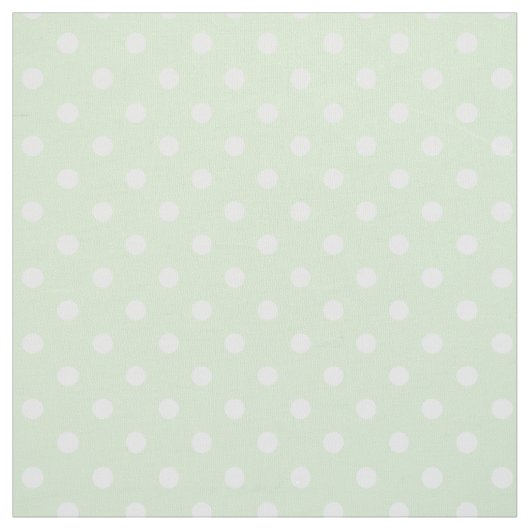 Tea Green Polka Dot Pattern Stof (Swatch)