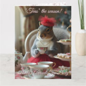 "Tea" het Seizoen Uitnodiging (Voorkant)