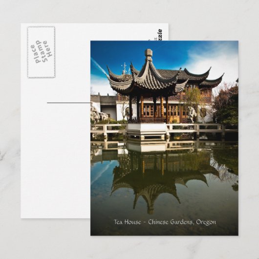 Tea House Briefkaart (Voorkant / Achterkant)