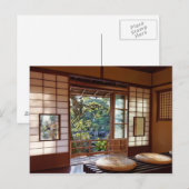 Tea house in spring postcard briefkaart (Voorkant / Achterkant)