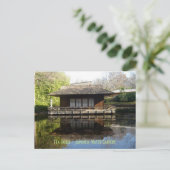 Tea House - Japanse watertuinen Briefkaart (Staand voorkant)