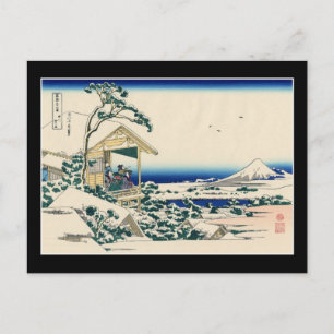 Tea house Koishikawa (door Hokusai) Briefkaart