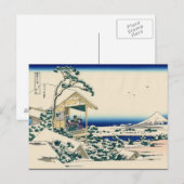 Tea house Koishikawa (door Hokusai) Briefkaart (Voorkant / Achterkant)