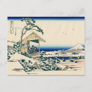 Tea house Koishikawa (door Hokusai) Briefkaart