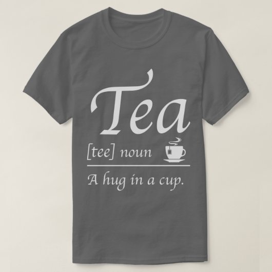Tea Hug Cup T-shirt (Design voorkant)