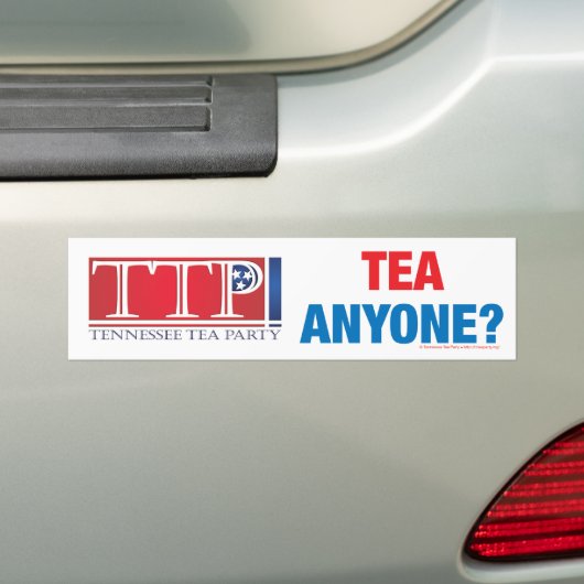 Tea Iemand? Bumpersticker (Op auto)