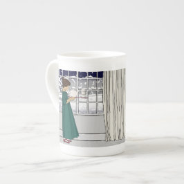 Tea in een Snowstorm Bone China Mok