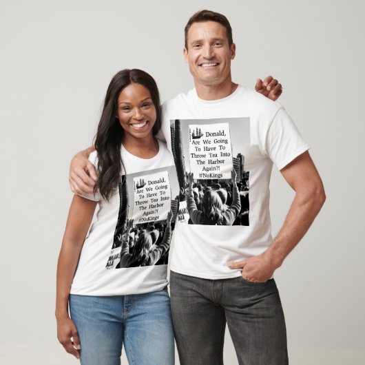 Tea In The Harbor (2-sided) - A MisterP Shirt (Unisex)