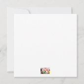 TEA-INVITATIE NA 1950 BEDANKKAART (Achterkant)