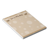 Tea is mijn tas notitieblok (Schuin)