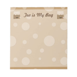 Tea is mijn tas notitieblok