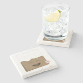 Tea is mijn tas stenen onderzetter (Zijkant)