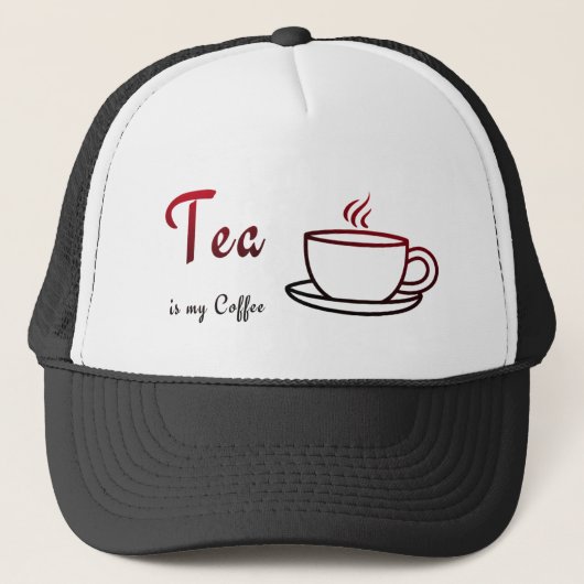 Tea is my Coffee Trucker Pet (Voorkant)