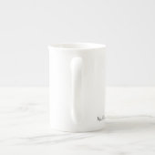 "Tea is precies wat ik nodig heb", zei Vole. Porselein Kop (Achterkant)