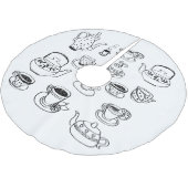 Tea Kerstboom Rok (Gekanteld)