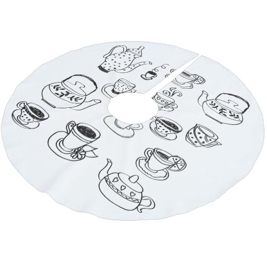 Tea Kerstboom Rok (Gekanteld)