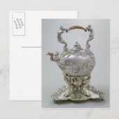 Tea kettle and stand by C.Kandler, Londen, 1730 Briefkaart (Voorkant / Achterkant)