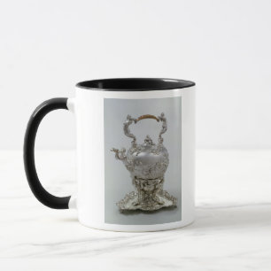 Tea kettle and stand by C.Kandler, Londen, 1730 Mok