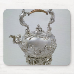 Tea kettle and stand by C.Kandler, Londen, 1730 Muismat