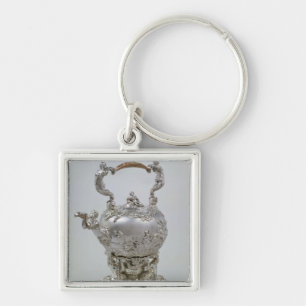 Tea kettle and stand by C.Kandler, Londen, 1730 Sleutelhanger