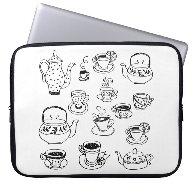 Tea Laptop Sleeve (Voorkant)