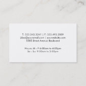 Tea Leaf | Teapot Visitekaartje (Achterkant)