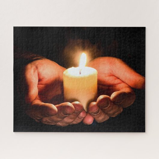 Tea Light Holiday Legpuzzel (Horizontaal)