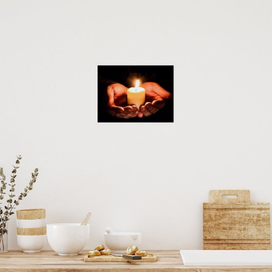 Tea Light Holiday Poster (Keuken)